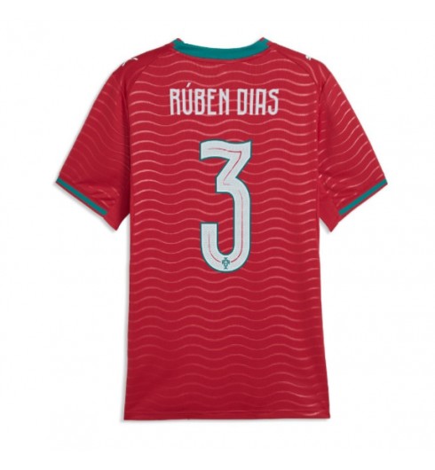 Portugali Ruben Dias #3 Kotipaita Naisten MM-kisat 2026 Lyhythihainen Portugali Ruben Dias #3 Kotipaita Naisten MM-kisat 2026 Lyhythihainen
